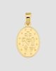 Oradina Women's Miraculous Medal Pendant Charm in 14K Yellow Gold - 6