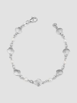 Oradina Women's Ocean Treasures Station Bracelet in Sterling Silver