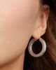 Oradina Women's Olympia Hoop Earrings in Sterling Silver - 2