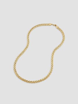 Oradina Women's Royal Palms Necklace in 14K Yellow Gold
