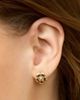 Oradina Women's Sakura Studs in 14K Yellow Gold - 2