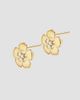 Oradina Women's Sakura Studs in 14K Yellow Gold - 5