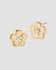 Oradina Women's Sakura Studs in 14K Yellow Gold - 7