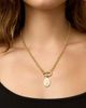 Oradina Women's St. Christopher Medal Pendant Charm in 14K Yellow Gold - 2