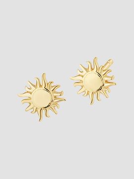 Oradina Women's Sunny Day Studs in 14K Yellow Gold