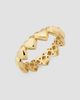 Oradina Women's Sweetheart Ring in 14K Yellow Gold - 6