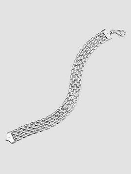 Oradina Women's The Panther Bracelet in Sterling Silver