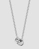 Oradina Women's Together Pendant Necklace in Sterling Silver - 1