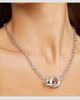 Oradina Women's Together Pendant Necklace in Sterling Silver - 4