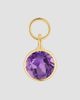Oradina Women's Vivid Single Hoop Charm in 14K Yellow Gold - 1