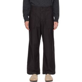 Ordinary Fits Ordinary Fits Black Vintage Fatigue Trousers