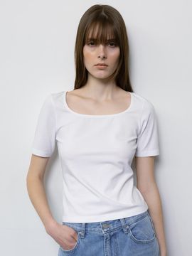 ORE 90s Mood Square-neck Top (3 Color)