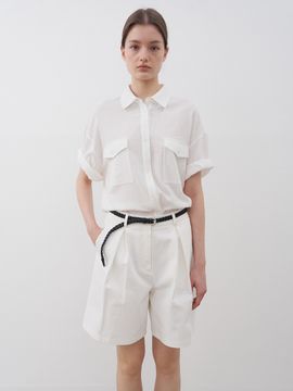 ORE Two Pocket Half Sleeve Shirt _White