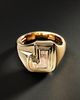 Orianne Double Bezel Initial Lab Diamond Pinky Ring - 2