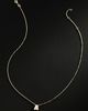 Orianne Lab Grown Diamond Initial Bezel Necklace - 1