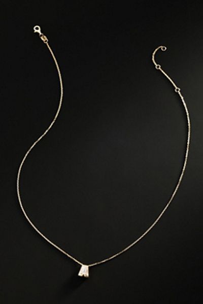 Orianne Lab Grown Diamond Initial Bezel Necklace