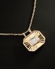 Orianne Radiant Cut Fluted Lab Diamond Pendant Necklace - 2