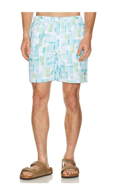 Original Penguin Original Penguin 7 Volley Swim Shorts