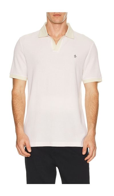 Original Penguin Original Penguin Jacquard Honeycomb Polo