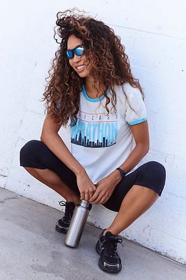 Original Retro Brand Original Retro Brand Chicago Marathon Ringer Tee