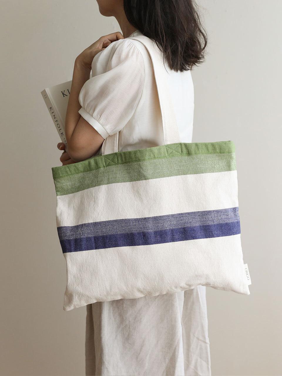ORIGO Organic Cotton Wide Eco Bag Cozy Frame