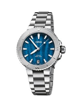 Oris Aquis Date Mother-Of-Pearl Dial Watch