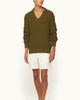 Orlebar Brown Orlebar Brown Bowmont Classic Fit Chunky Ribbed Collar Jumper - 1