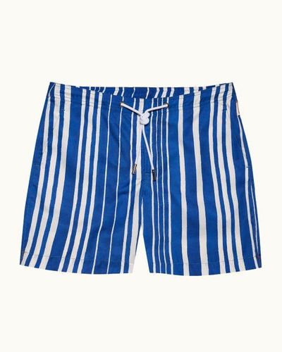 Orlebar Brown Orlebar Brown Bulldog Drawcord Mid-Length Classic Fit Drawcord Sun Stripe Swim Shorts
