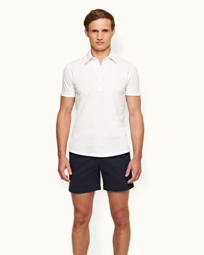 Orlebar Brown Orlebar Brown Bulldog Stretch-Cotton Mid-Length Stretch-Cotton Shorts