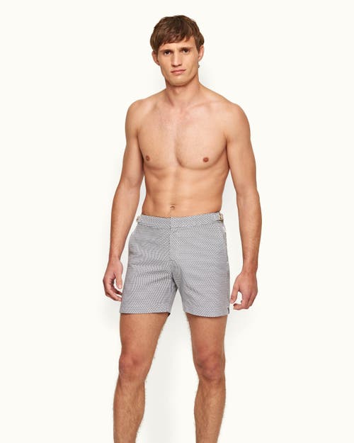 Orlebar Brown Orlebar Brown Bulldog X Jacquard Mid-Length Swim Shorts
