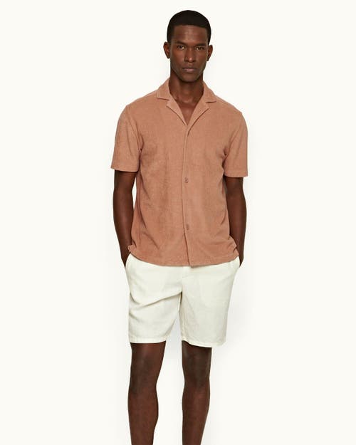 Orlebar Brown Orlebar Brown Cornell Linen Easy Tailored Fit Washed Linen Shorts