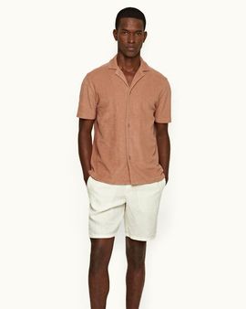Orlebar Brown Orlebar Brown Cornell Linen Easy Tailored Fit Washed Linen Shorts