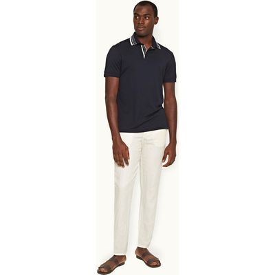 Orlebar Brown Orlebar Brown Cornell Linen Tailored Fit Washed Linen Trousers