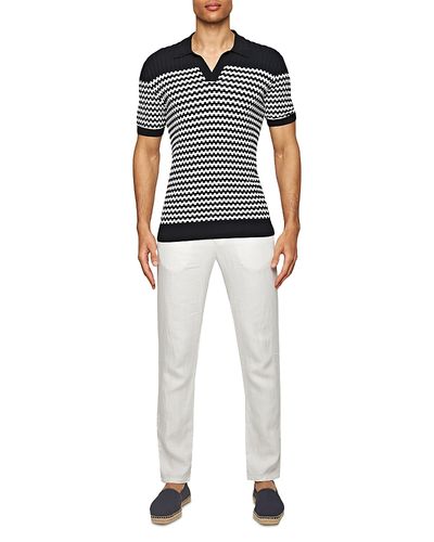 Orlebar Brown Orlebar Brown Cornell Tailored Fit Linen Trousers