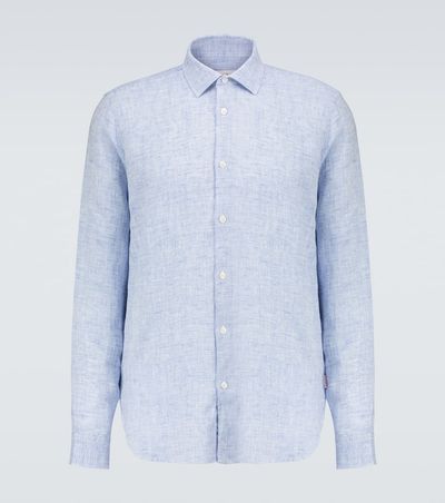 Orlebar Brown Orlebar Brown Giles linen long-sleeved shirt