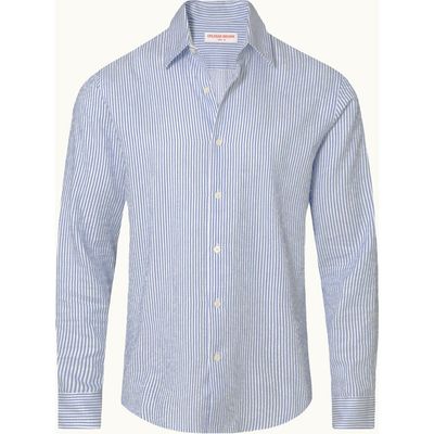 Orlebar Brown Orlebar Brown Giles Tailored Fit Linen Shirt