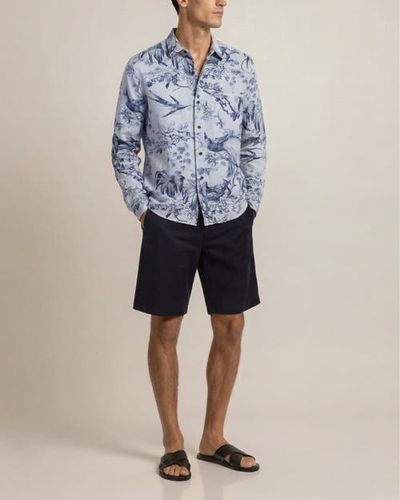 Orlebar Brown Orlebar Brown Grasmoor Relaxed Fit Long Sleeve Shirt