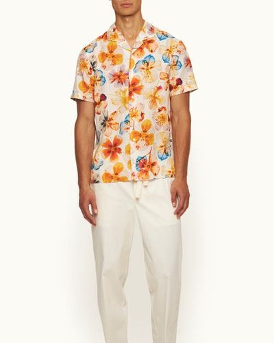 Orlebar Brown Orlebar Brown Hibbert Exclusive-Print Classic-Fit Shirt