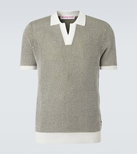 Orlebar Brown Orlebar Brown Horton crochet cotton polo sweater