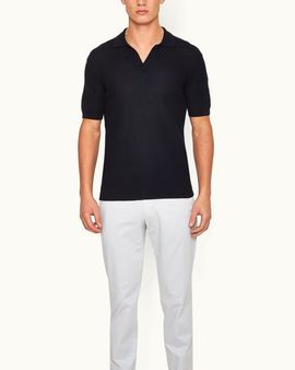 Orlebar Brown Orlebar Brown Horton Pique Tailored Fit Mercerised Cotton Polo Shirt
