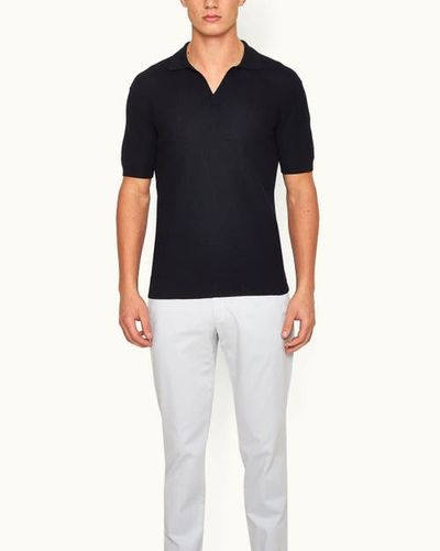 Orlebar Brown Orlebar Brown Horton Pique Tailored Fit Mercerised Cotton Polo Shirt