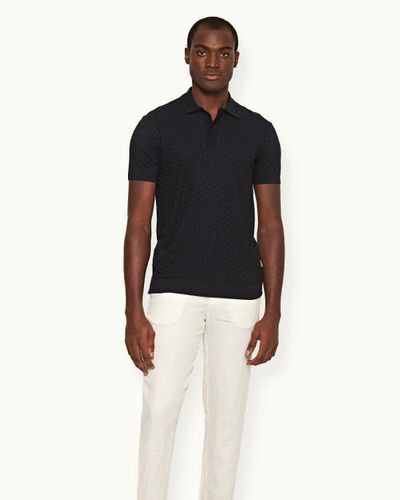 Orlebar Brown Orlebar Brown Horton Silk Tailored-Fit Polo Shirt