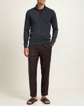 Orlebar Brown Orlebar Brown Isar Merino Classic Fit Funnel Neck Sweater
