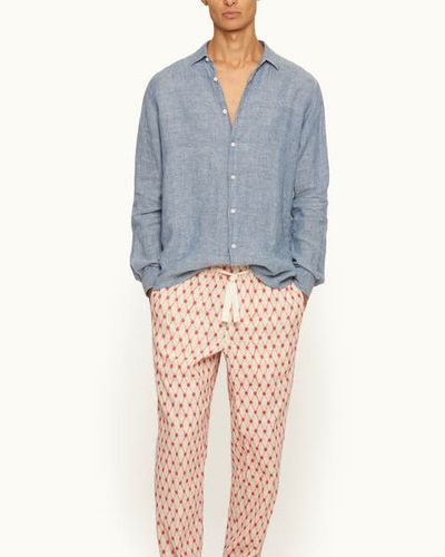 Orlebar Brown Orlebar Brown Justin Lino Classic-Fit Linen Shirt