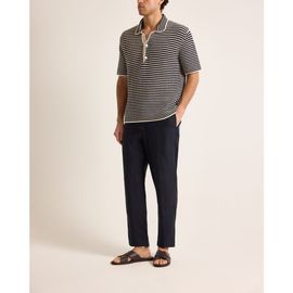 Orlebar Brown Orlebar Brown Lowry Classic Fit Crochet Stripe Polo