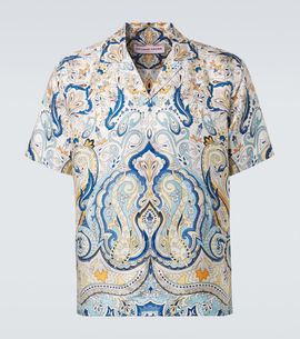 Orlebar Brown Orlebar Brown Maitan paisley silk shirt