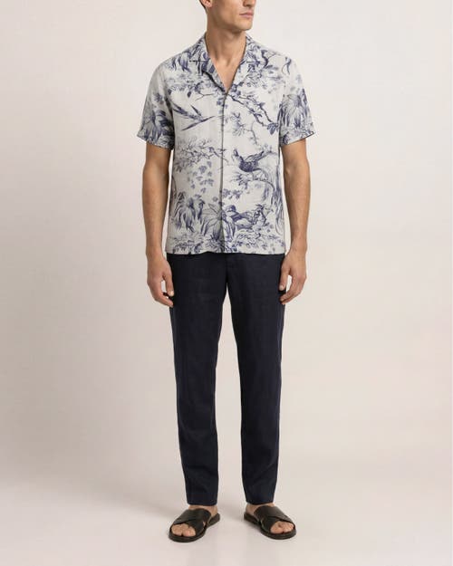 Orlebar Brown Orlebar Brown Maitan Relaxed Fit Short Sleeve Cotton Shirt