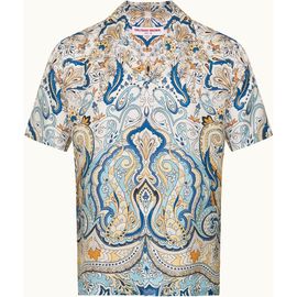 Orlebar Brown Orlebar Brown Maitan Silk Relaxed Fit Silk Fairground Shirt