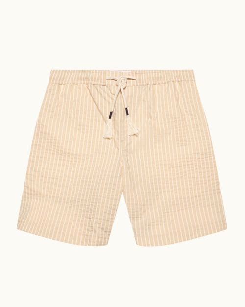 Orlebar Brown Orlebar Brown Sonoran Seersucker Relaxed Fit Seersucker Stripe Shorts