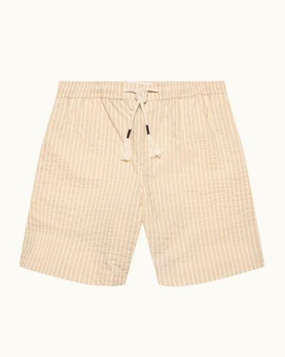 Orlebar Brown Orlebar Brown Sonoran Seersucker Relaxed Fit Seersucker Stripe Shorts